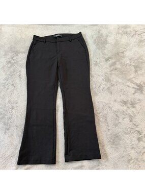 Liverpool Kelsey Flare Trousers Ponte Knit Pants Womens 10 30 Petite Black